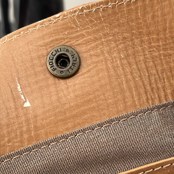 Vintage FENDI Du Jour tan  Leather Shoulder Bag - Picture 4 of 14